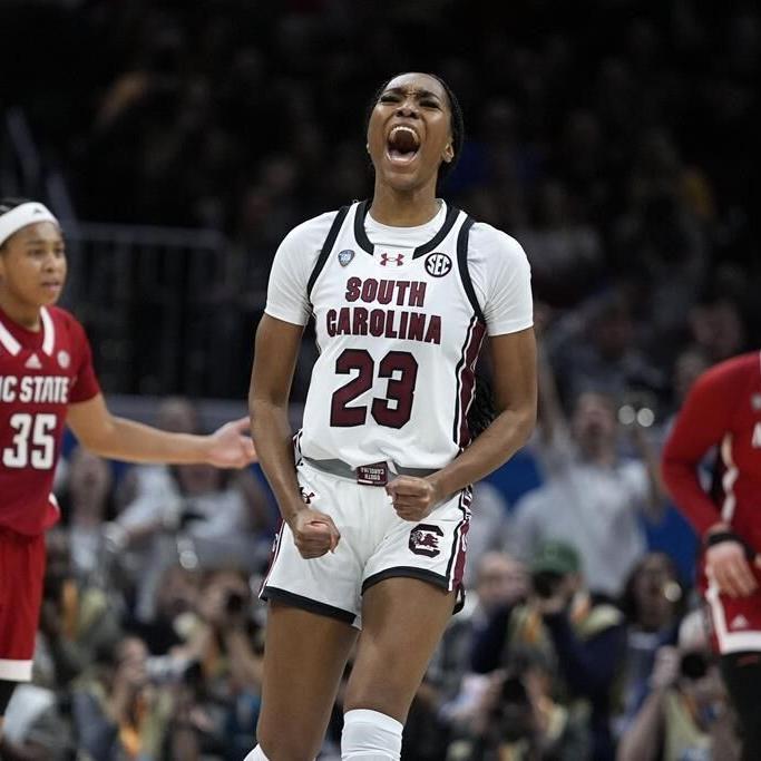 South Carolina women stay perfect, surge past N.C. State 78-59 to reach NCAA title game